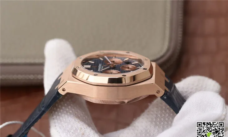 Audemars Piguet Royal Oak Chronograph 26331OR.OO.D315CR.01 OM Factory 1:1 Best Edition Replica Watch Blue Strap
